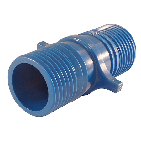 Apollo 1-1/4 in. x 1-1/4 in. Blue Twister Polypropylene Insert Coupling ABTC114
